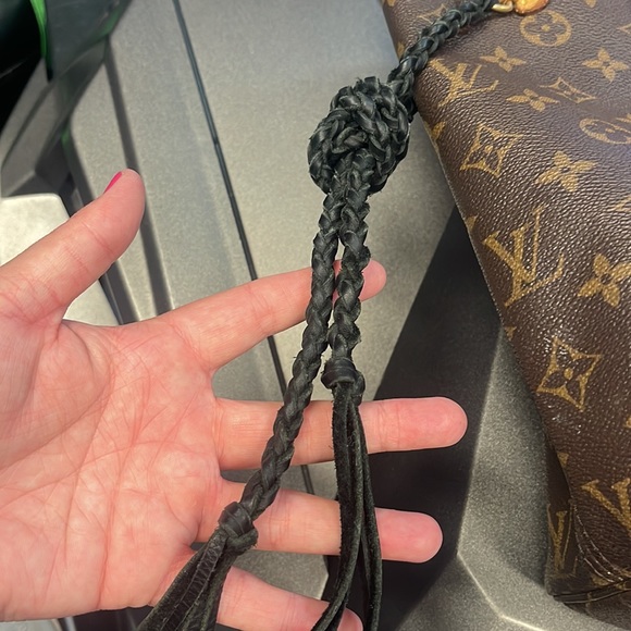 Boho fringe authentic Louis Vuitton monogram neverfull MM - Picture 6 of 8